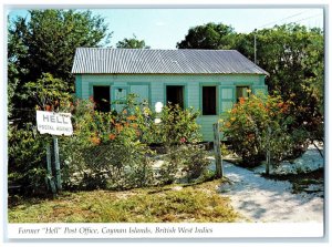 c1960's Former Hell Post Office Cayman Islands B.W.I. Vintage Postcard