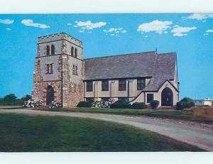 Unused Pre-1980 CHURCH SCENE Long Island - Montauk New York NY A6840