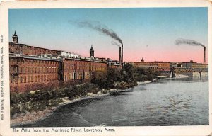 Mills from the Merrimac River Copper Windows Lawrence, Massachusetts, USA Unu...