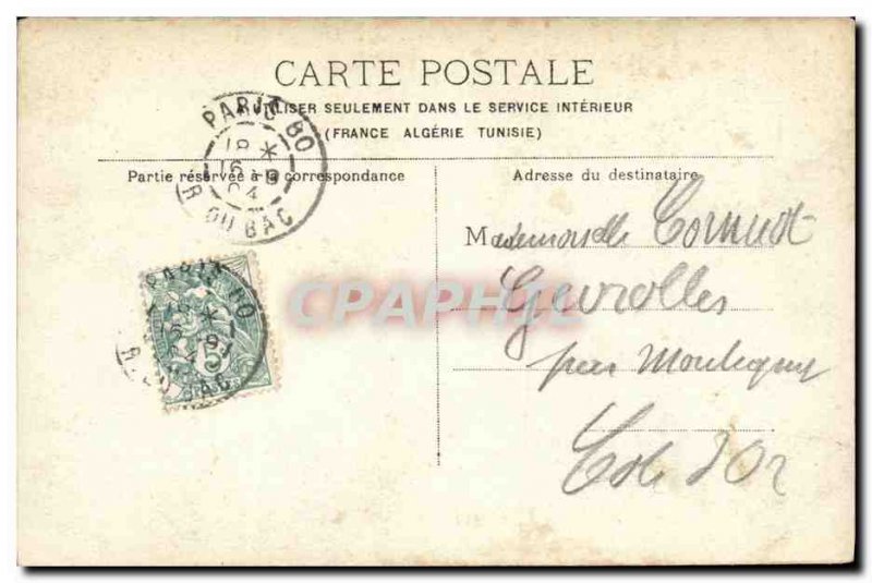 Old Postcard Paris Porte St Martin