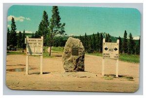 Vintage 1950's Postcard Rabbit Ear Pass Hwy US 40 Continental Divide Colorado