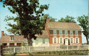 Vtg John Dickson Mansion Home Dover Delaware DE Unused Chrome Postcard