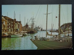 Dorset WEYMOUTH The Harbour c1970's Postcard