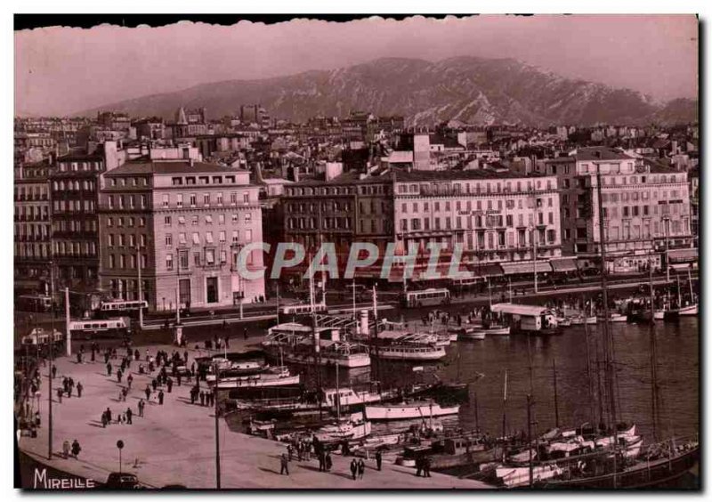 Modern Postcard Marseille Quai des Belges and & # 39Entree the Canebiere