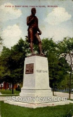 Statue Of Robert Burns - MIlwaukee, Wisconsin