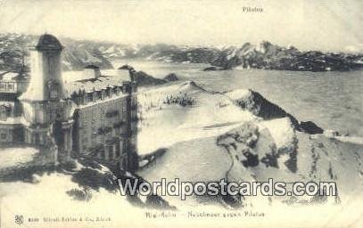 Nebelmeer gegen Piilatus Rigi Kulm Swizerland Unused 