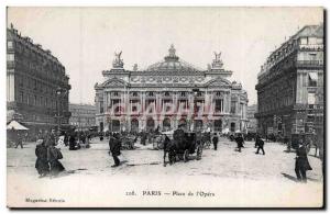 Paris Old Postcard instead of & # 39opera