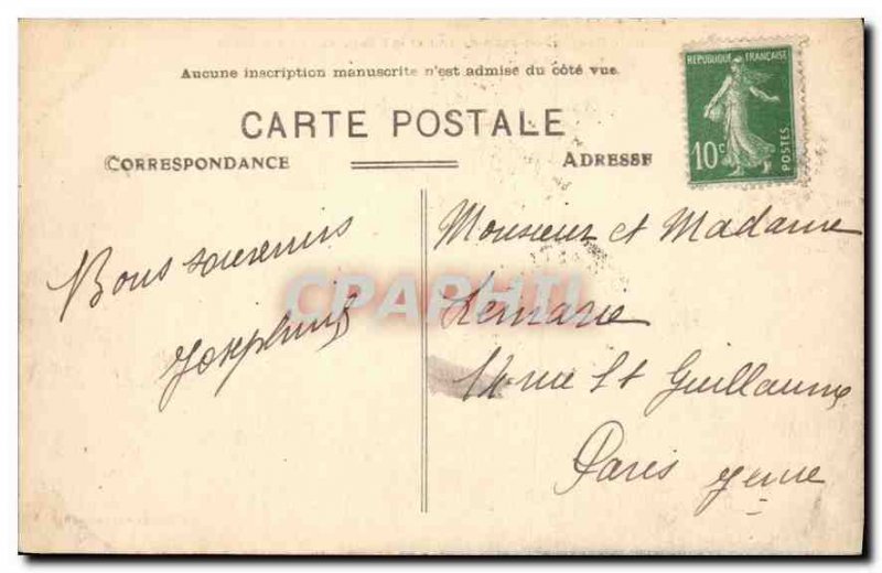 Old Postcard Saint Jean de Luz Cote Basque Rhune seen from Ste Barbe