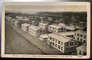 Vintage Postcard 1918 Camp Pike, Training Barracks, Little Rock, Arkansas (AR)