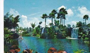 Bahama Freeport Waterfalls At Garden Of The Groves