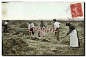 Old Postcard Folklore Hay