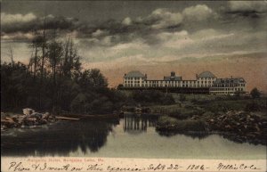 Rangeley Lake Maine ME Hotel Motel Rangeley Hotel c1900s Postcard