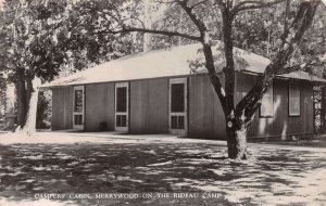 Merrywood on the Rideau Camp Canada Campers Cabin Real Photo Postcard AA59500