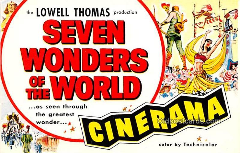 Lowell Thomas, Seven Wonders of the World, Cinerama Movie Star Actor Actress ...