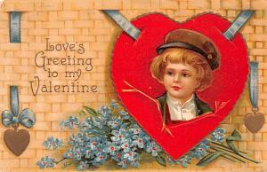 Artist Ellen Clapsaddle Valentines Day 1909 