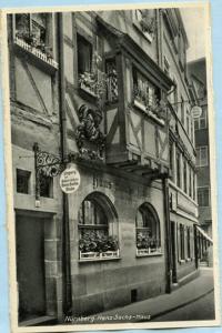 Germany - Nurnberg, Hans Sachs' House  *RPPC