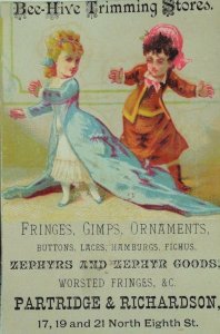 Partridge & Richardson Bee Hive Stores Gimps Fringes Buttons & Zephyrs P79