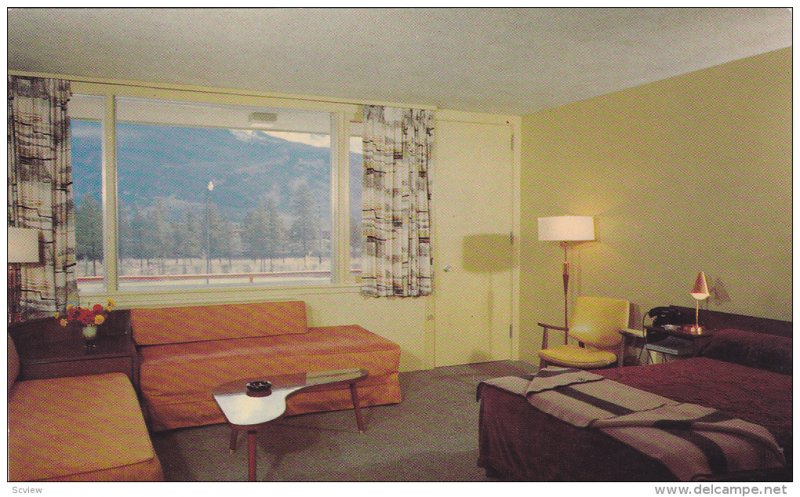 Andrew Motor Lodge , Jasper , Alberta , Canada , 50-60s interior