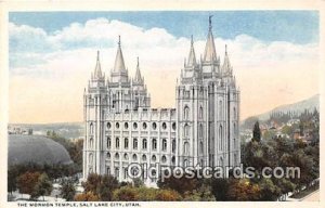 Mormon Temple Salt Lake City, Utah, USA Unused 