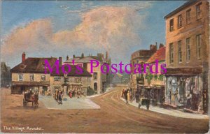 Sussex Postcard - Arundel, The Village. Artist View HM309