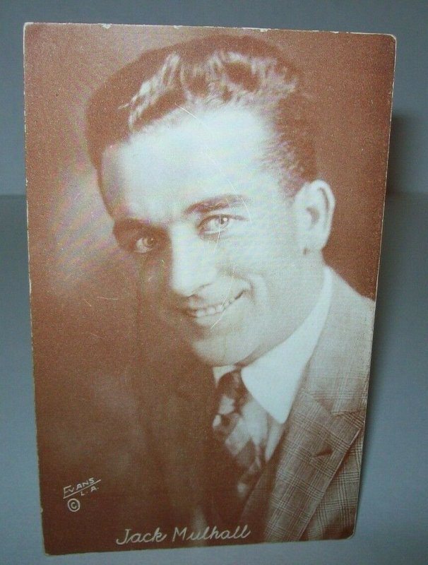 Jack Mulhall Postcard Unused Vintage American Actor Silent Films Arcade Card