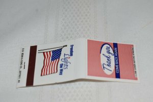Freedom Lights the Way Flag 20 Strike Matchbook