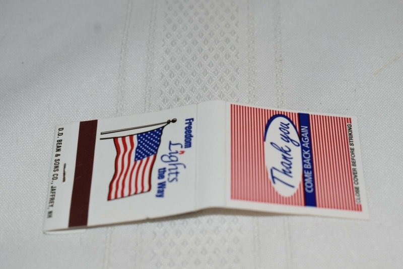 Freedom Lights the Way Flag 20 Strike Matchbook