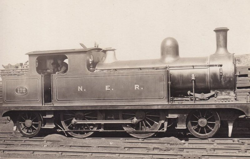 NER North Eastern Railway 172 Train Real Photo Postcard