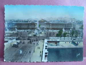 3 Old Paris France Postcards Yvon Hand Tinted Real Photos RPPC