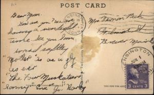 Shelton CT US Post Office Old Postcard