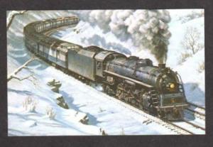 Baltimore & Ohio Railroad Train Loco 5567 Postcard RR