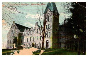 Postcard SCHOOL SCENE Worcester Massachusetts MA AR8221