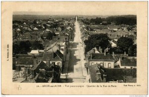 CPA ARCIS-sur-AUBE Vue panoramique Quartier de la Rue de PARIS (722815)