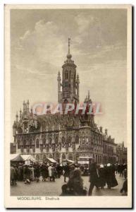 Nederland - Holland - Netherlands - Middelburg - Stadhuls Old Postcard