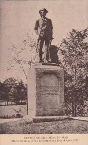 Statue Of The Minute Man Concord Massachusetts