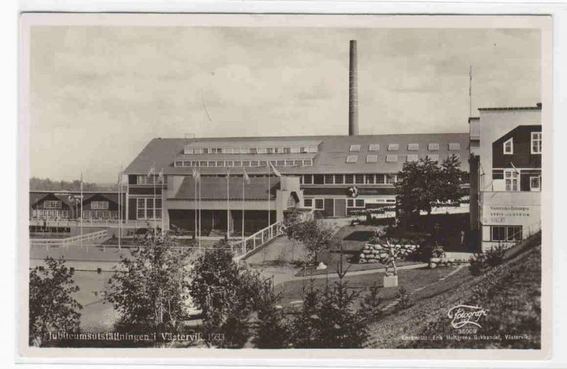 Jubileumsutstallningen Vastervik Sweden 1933 RPPC Real Photo postcard
