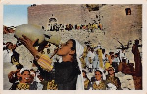 Jordan Marriage Ceremony At Frontier Village Native Girls Ethnic postcard B934