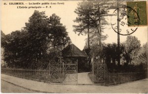 CPA Colombes Le Jardin Public Entree principale (1314248)