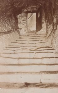 Descent To Speedwell Mine Mining Old Yorkshire RPC Postcard