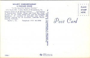 Postcard Muller's Diner-Restaurant & Pancake House in Stroudsburg, Pennsylvania