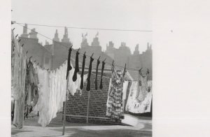 Dirty Washing Line in 1960s London Award Photo Postcard