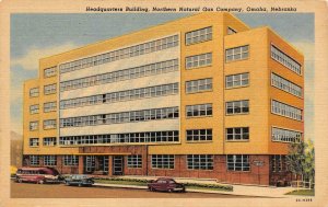 OMAHA, NE Nebraska  NORTHERN NATIONAL GAS COMPANY~Headquarters 40's Bus Postcard