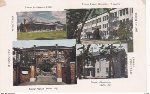 FUKUOKA, Japan, 1910-20s; Seinan Conference Lodge, Gakuin University, Classro...