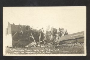 RPPC ARCADIA IOWA 1918 TORNADO DISASTER MITCHELL FARM REAL PHOTO POSTCARD