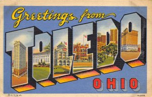 Greetings From Toledo, Ohio USA Unused 