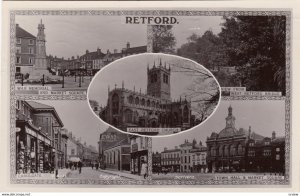 RP: RETFORD , Nottinghamshire , England , 1907 ; 5 view Postcard