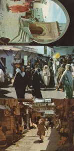 Tetuan Market Place 3x Morocco Postcard s