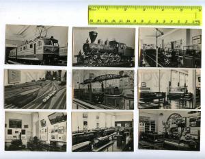 186837 RUSSIA LENINGRAD Railway Museum set of 16 PHOTO card