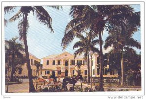 Government Buildings With The Post Office In The Center, Nassau, Bahamas, 194...