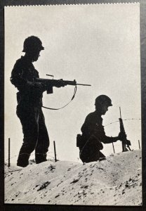 Mint Israel Real Picture Postcard RPPC 6 Days War 1967 Soldiers surveillance